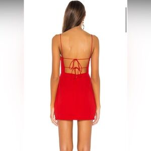 Revolve Superdown red mini dress